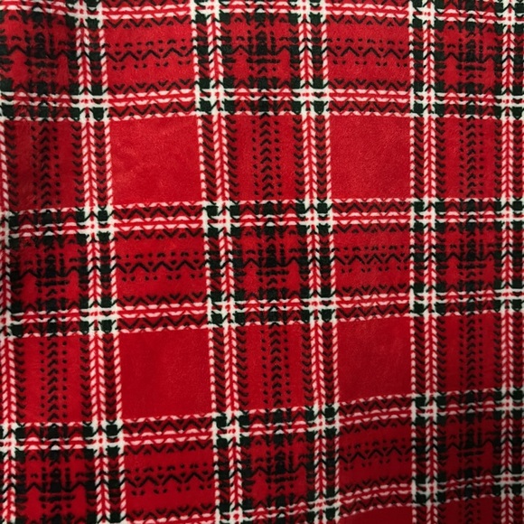 LOFT women’s Christmas plaid top size: L - Picture 4 of 6